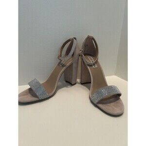 Steve Madden Rhinestone Block Heels Size 9